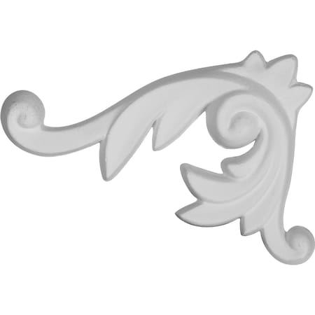 Ekena Millwork 3 1/8"W x 4 3/4"H x 5/8"P Oxford Onlay, Left ONL063X04X01OX-L